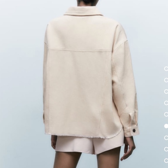 Zara short corduroy jacket with pocket - Picture 5 of 9